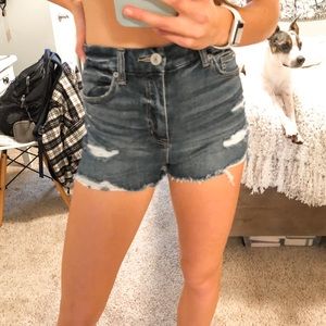 AE Distressed Jean Shorts